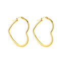 Pendientes en forma corazón