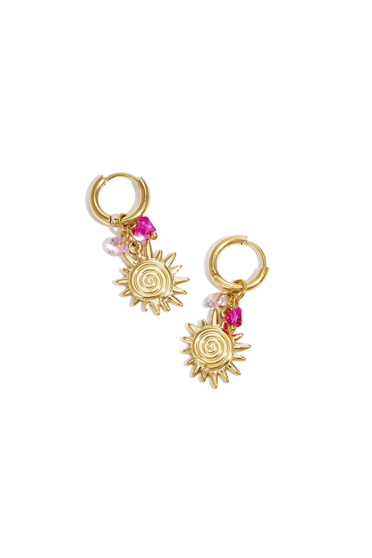 Elegant Gold Drop Earrings for Women - Club Spice Main product image