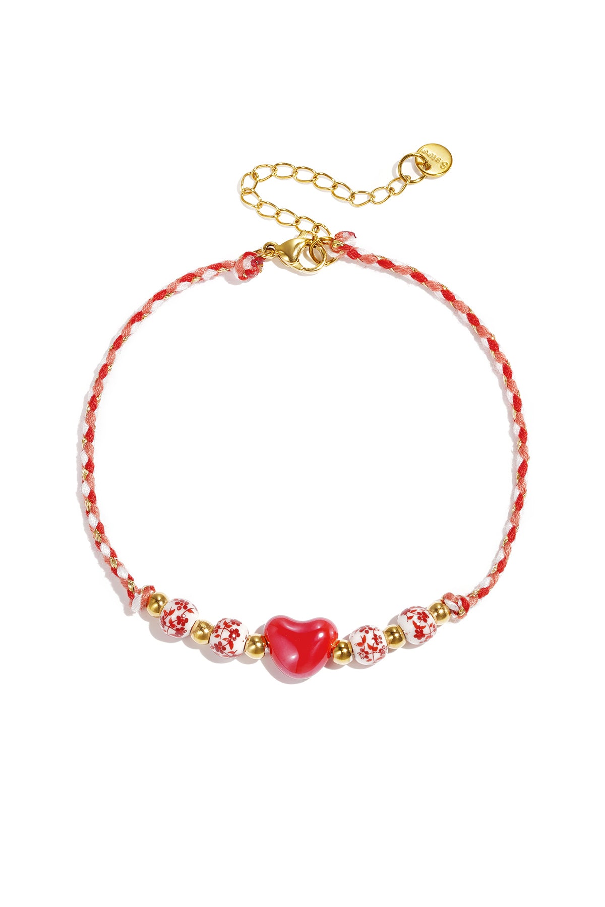 Heart Shaped Rope Anklets Main product image