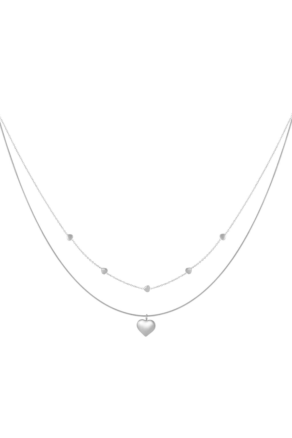 Collares en capas Corazón 