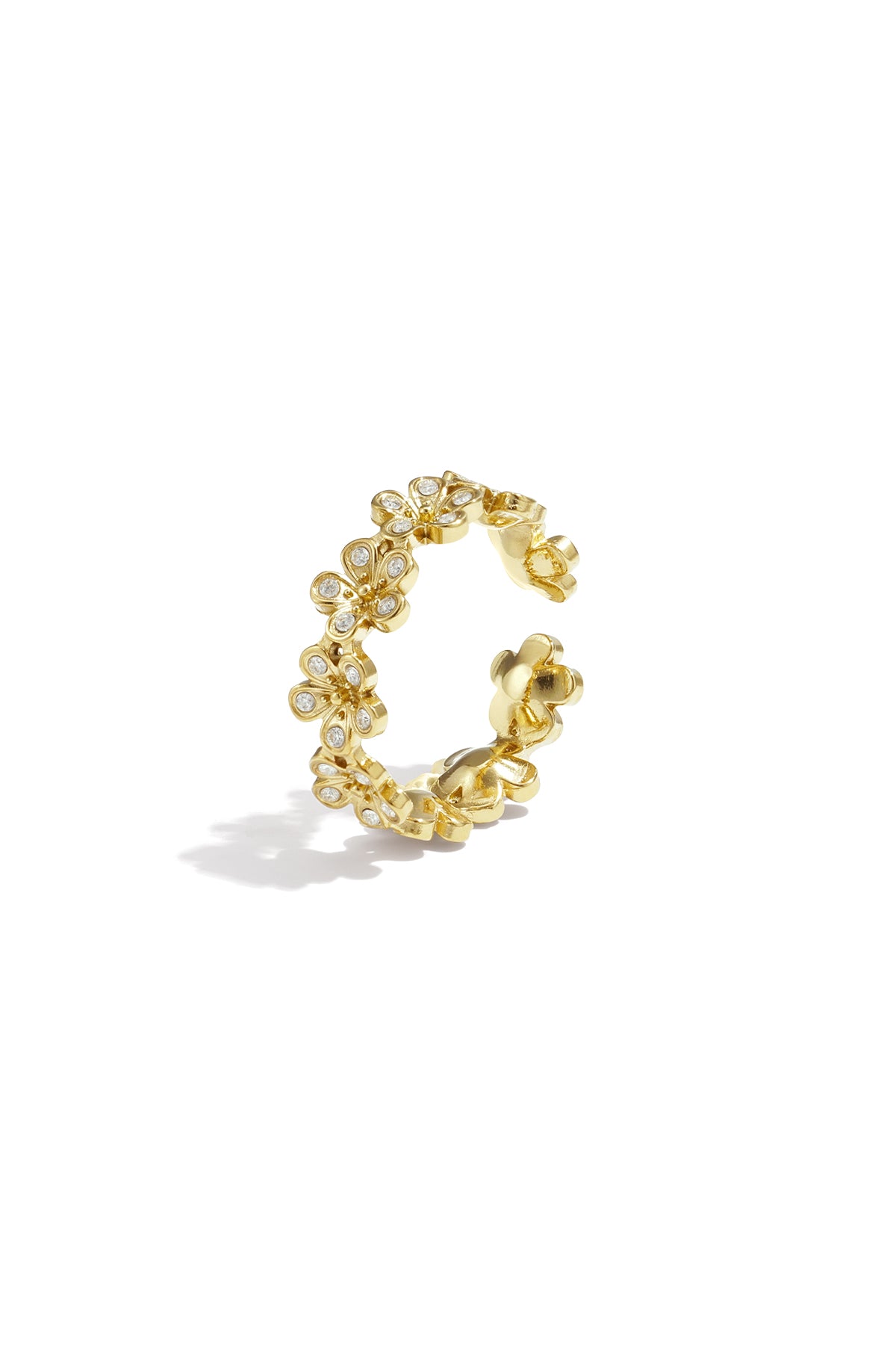 Anillo margarita con piedras Main product image