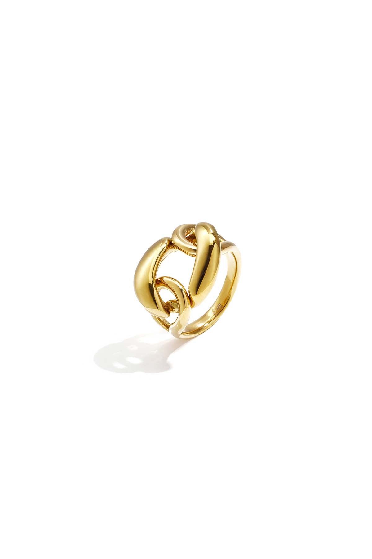 Elegant 14K Gold Plated Statement Ring for Everyday Glam Imagen principal del producto