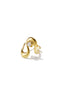 Elegant Adjustable Rhinestone Ring - Silver & Gold