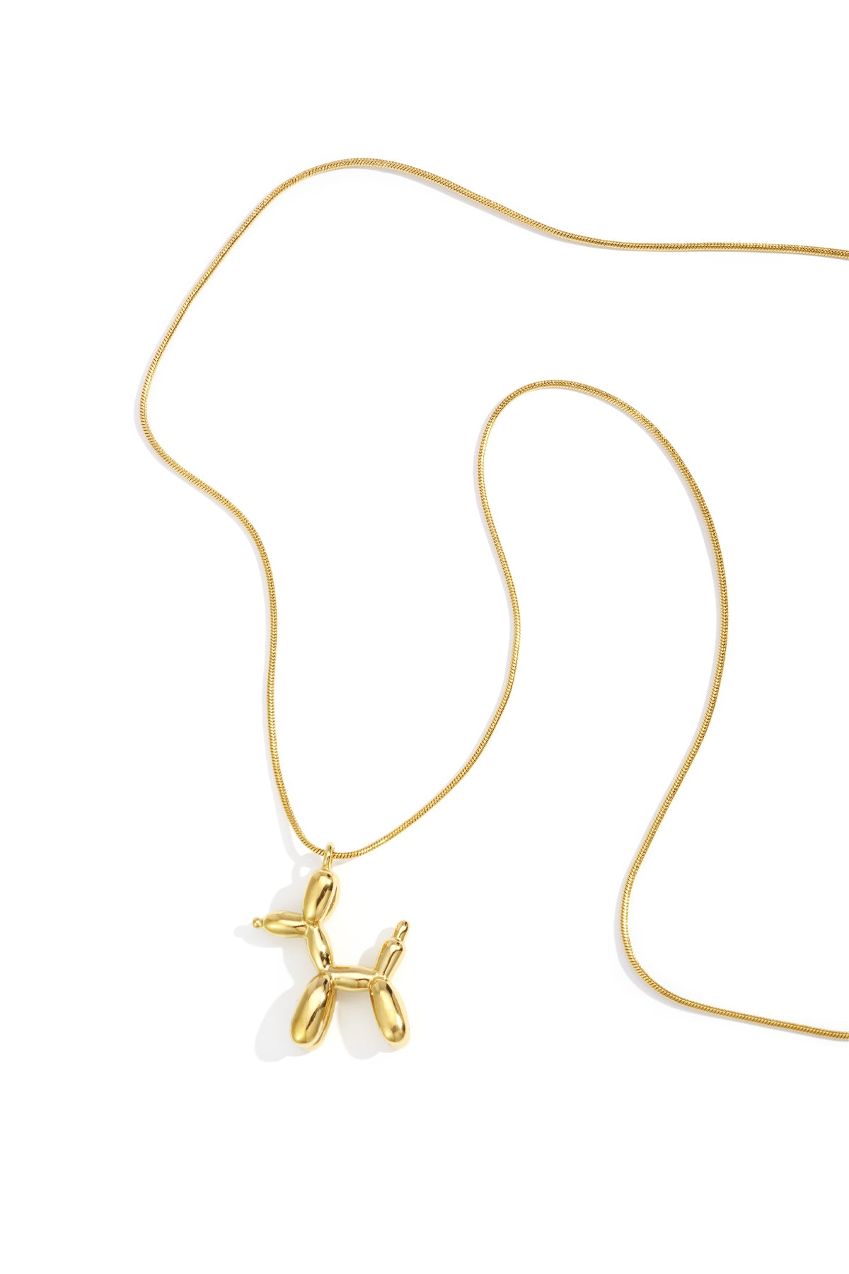 Collares largos de acero inoxidable con diseño de animales, serie casual, diario y sencillo, joyería para mujer. Imagen principal del producto