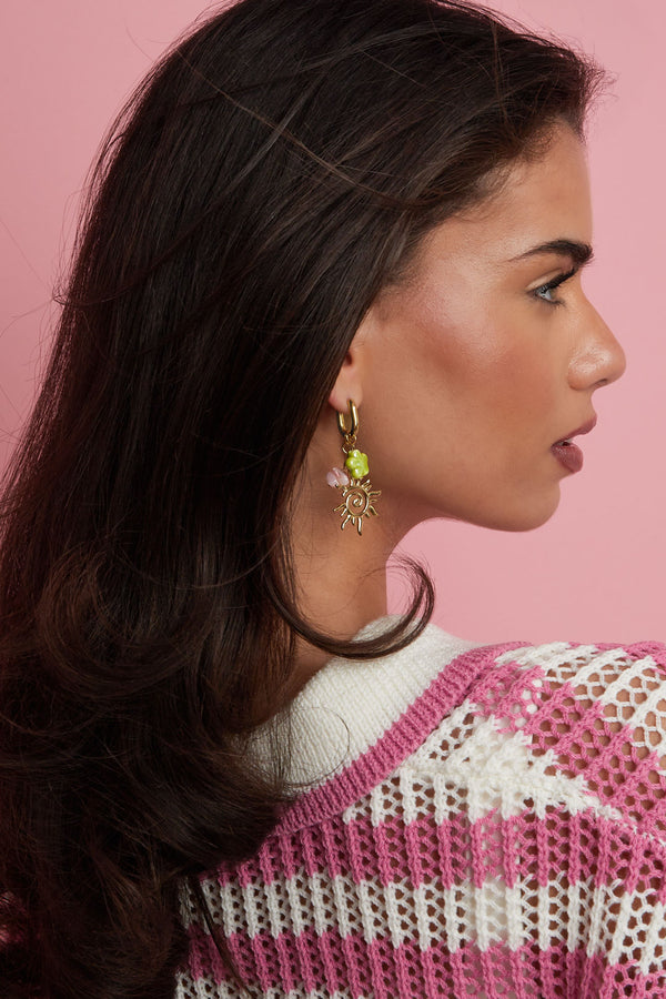 Elegant Gold Drop Earrings for Spring/Summer