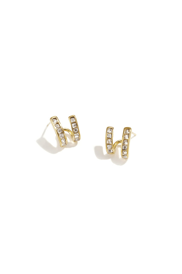 Zircon earrings 