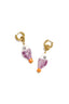 Ceramic beads and fish-shaped earrings