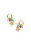 Elegant Gold Crystal Beads Earrings for Women