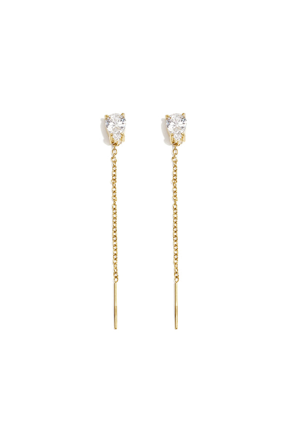 Elegant Dangle Earrings in Silver and Gold for Everyday Wear