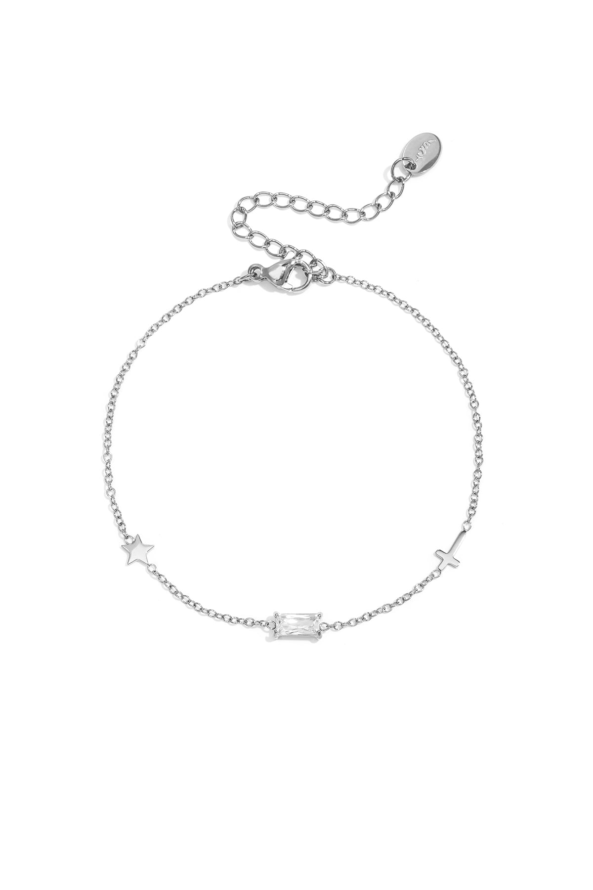 Elegant All-Fit Stainless Steel Charm Bracelets