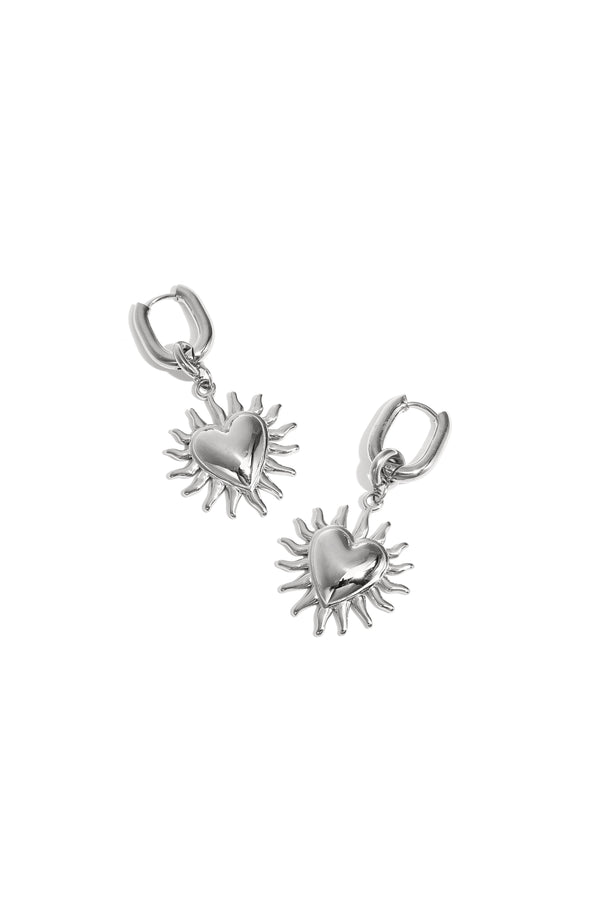 Stylish Heart Drop Earrings for Daily Wear
