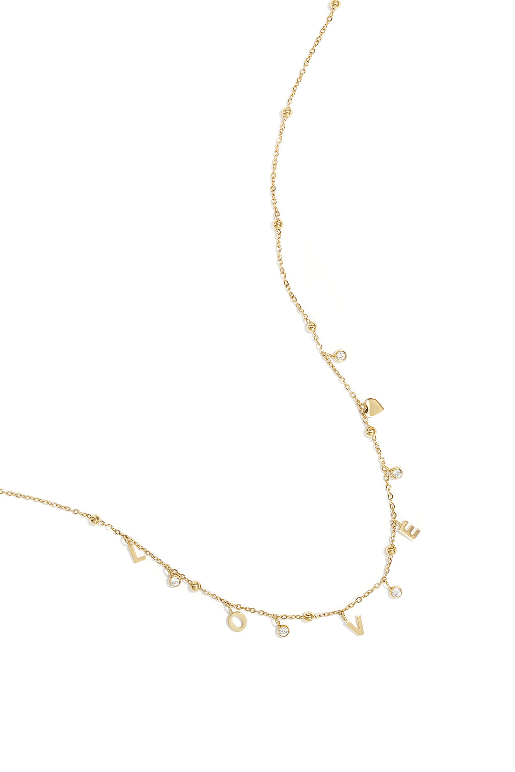 Elegant Gold Color Zircon Pendant Necklace for Daily Wear