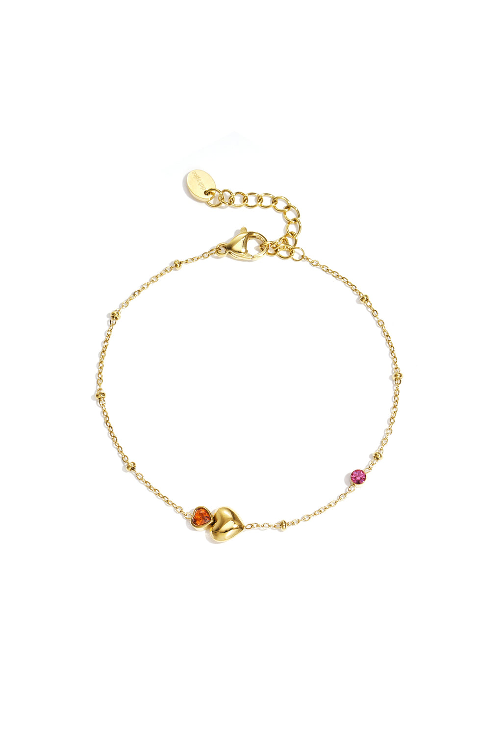Elegant Heart Charm Bracelet for Women