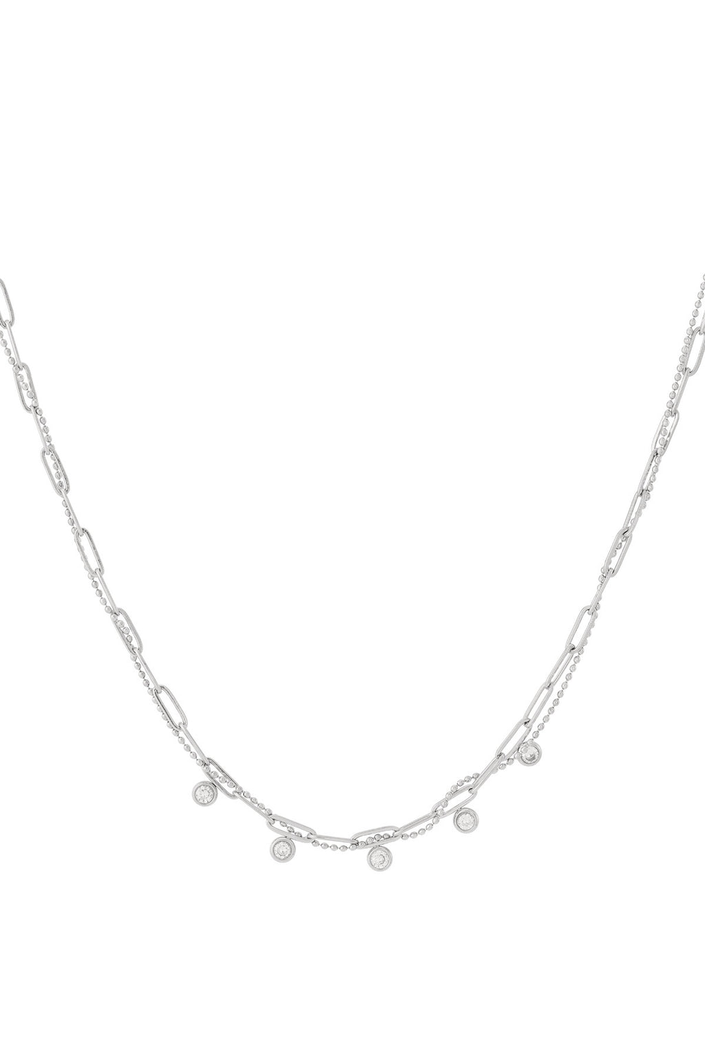 Collar de cadena brillante