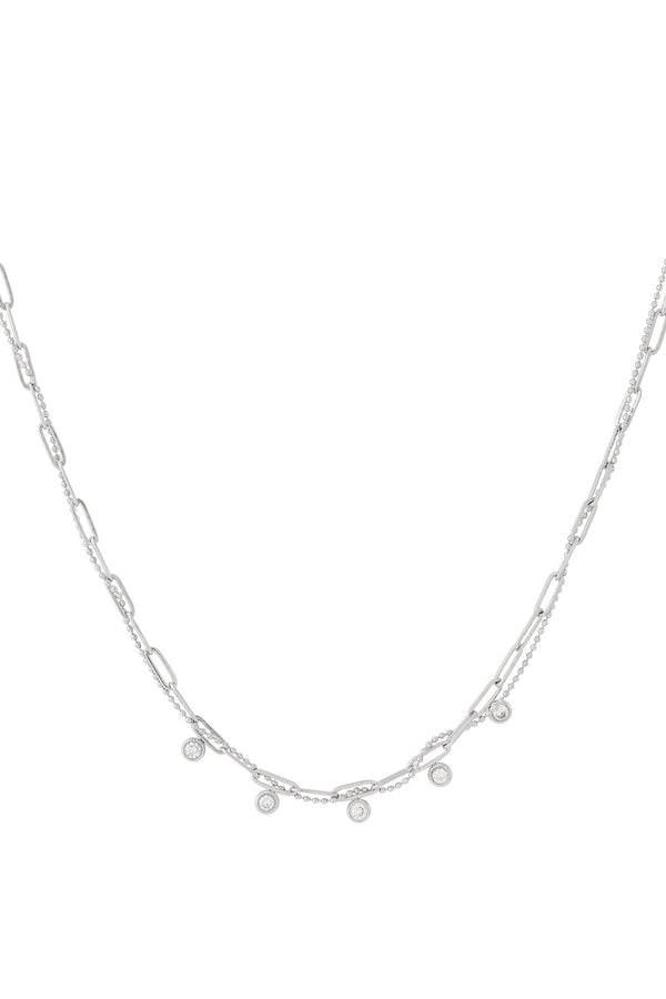Collar de cadena brillante