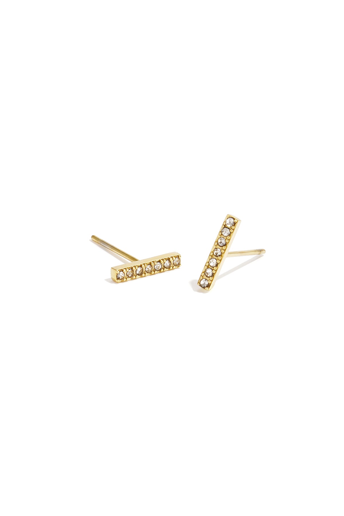 Elegant Mini Rhinestone Stud Earrings for Everyday Sparkle Main product image