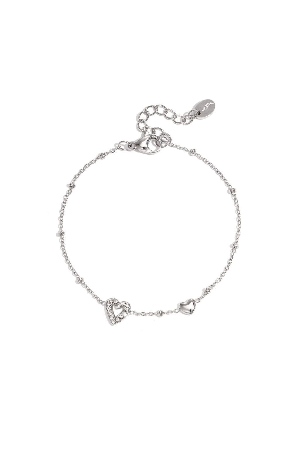 Elegant Heart Charm Bracelet for Women
