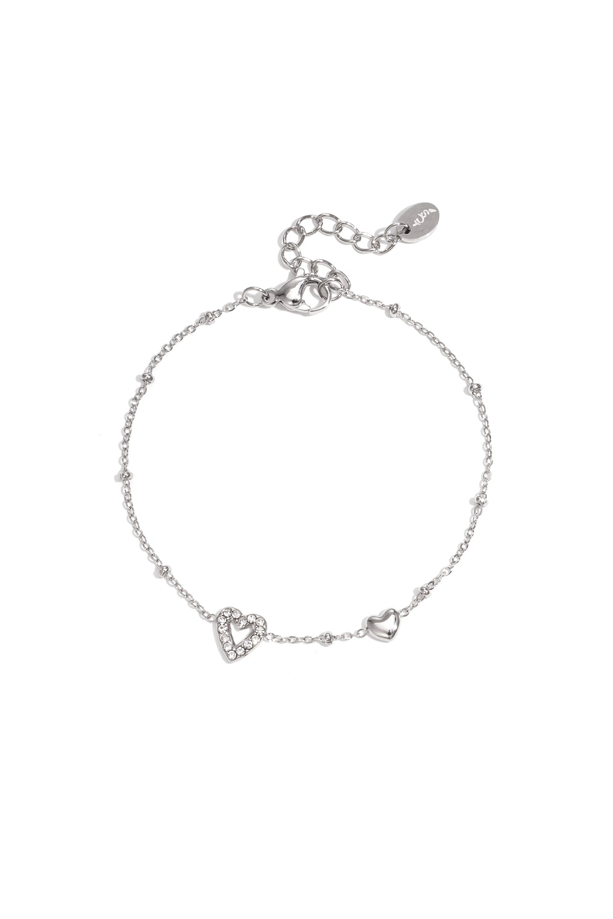 Elegant Heart Charm Bracelet for Women