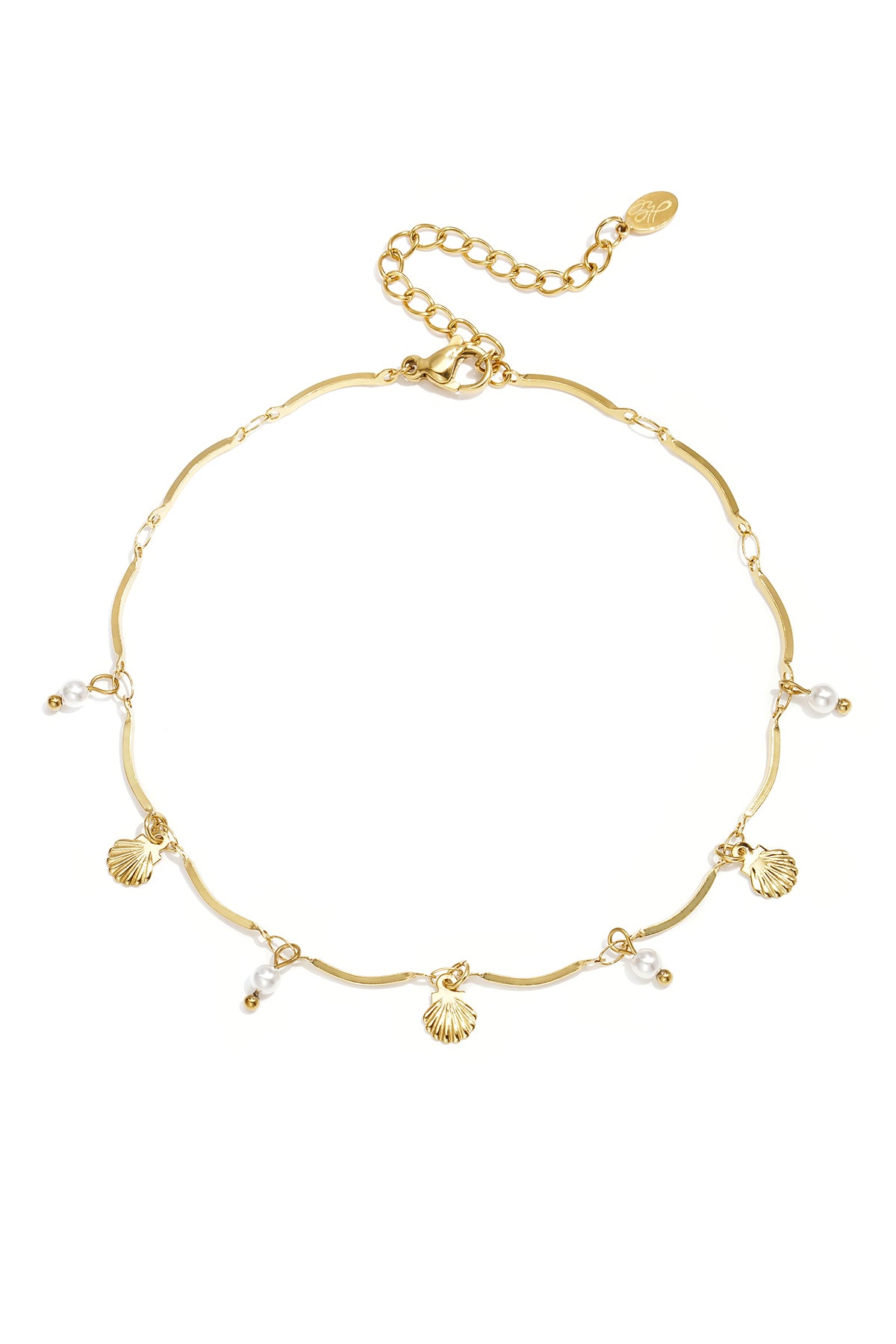 beach waves anklet