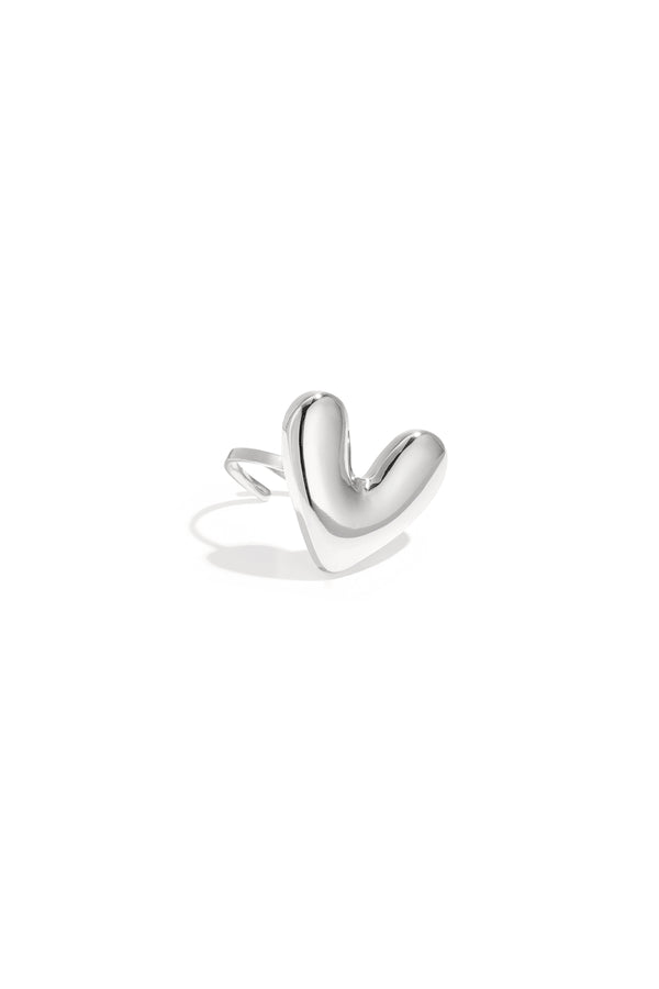 Funky heart ring