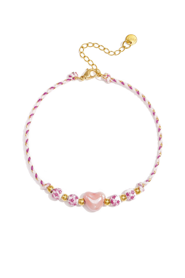 Heart Shaped Rope Anklets