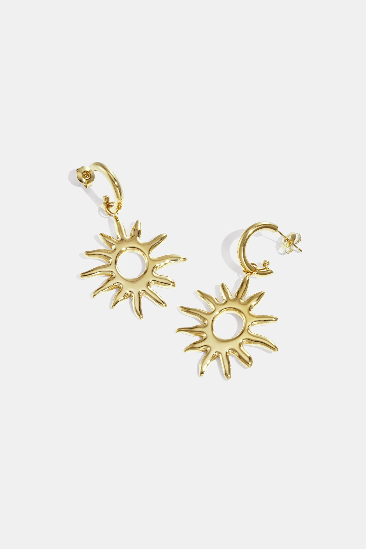 Elegant Sun-Inspired Drop Earrings for Everyday Wear Main product image