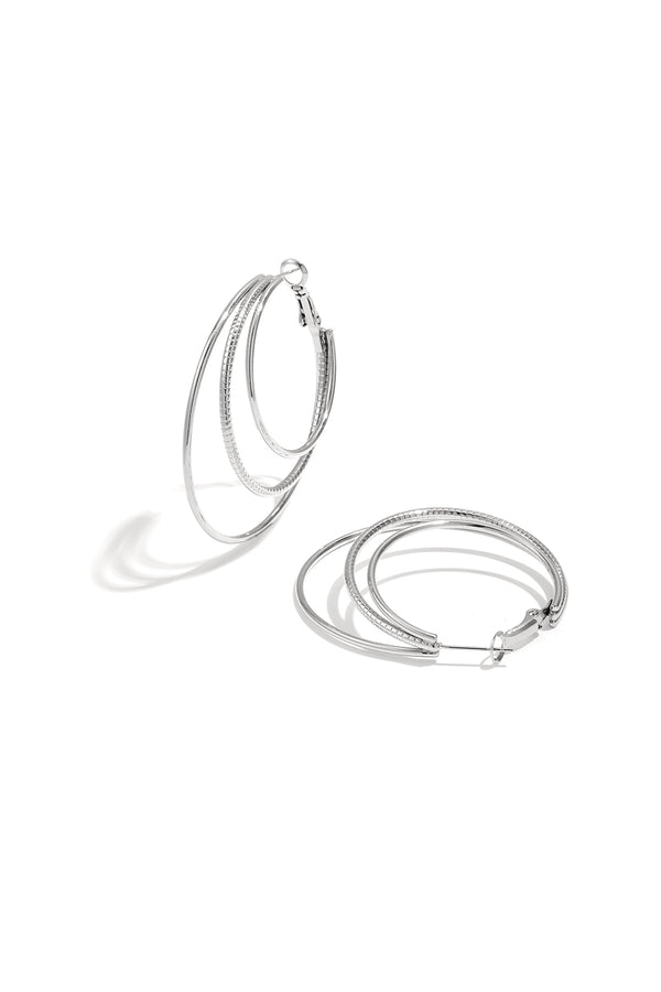 Stylish Stainless Steel Hoop Earrings for Women