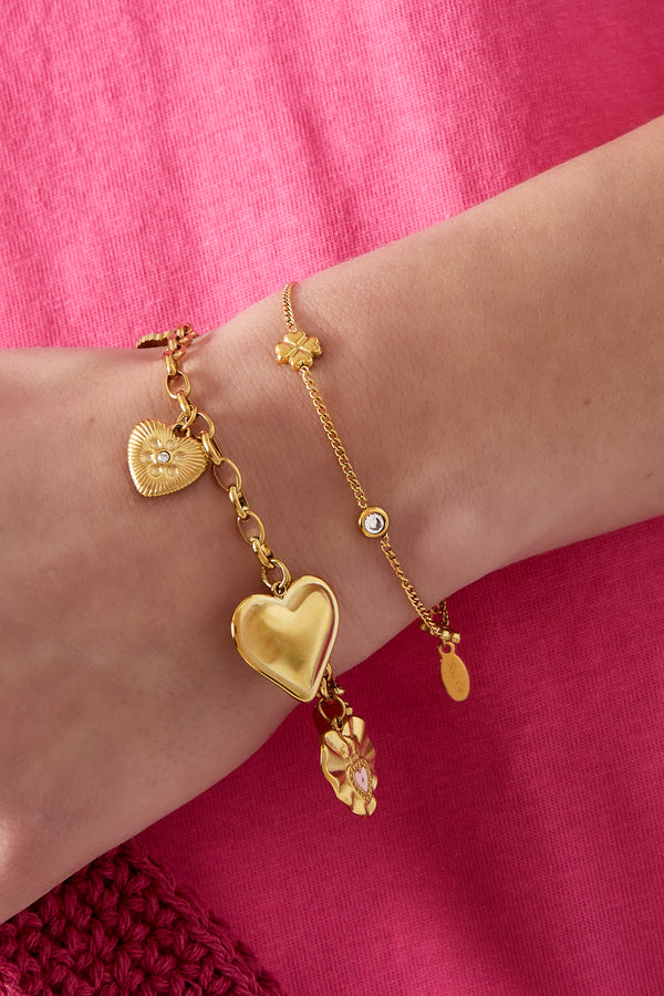 pulsera de la suerte brillante