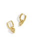 Elegant Heart-Shaped Drop Earrings for Daily Wear