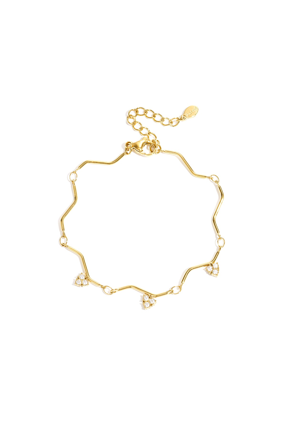 Elegant Heart Charm Bracelet for Women