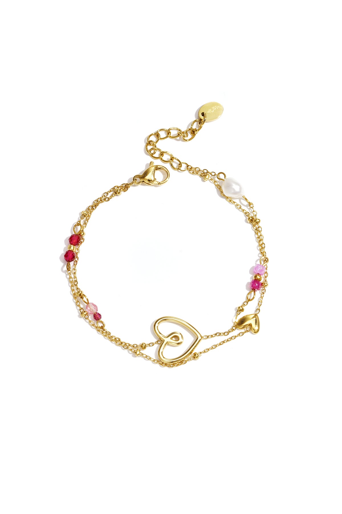 Elegant Multi-Layered Gold Charm Bracelet for Women Main product image
