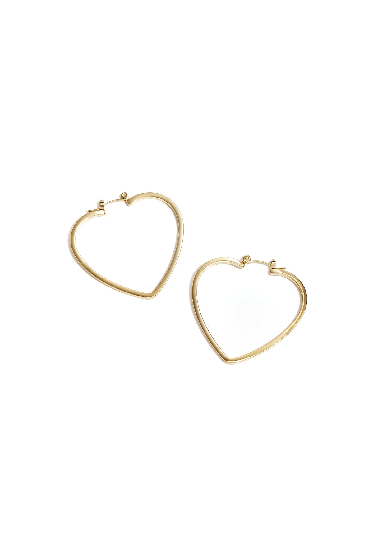 Elegant Heart-Shaped Hoop Earrings for Everyday Glam Main product image