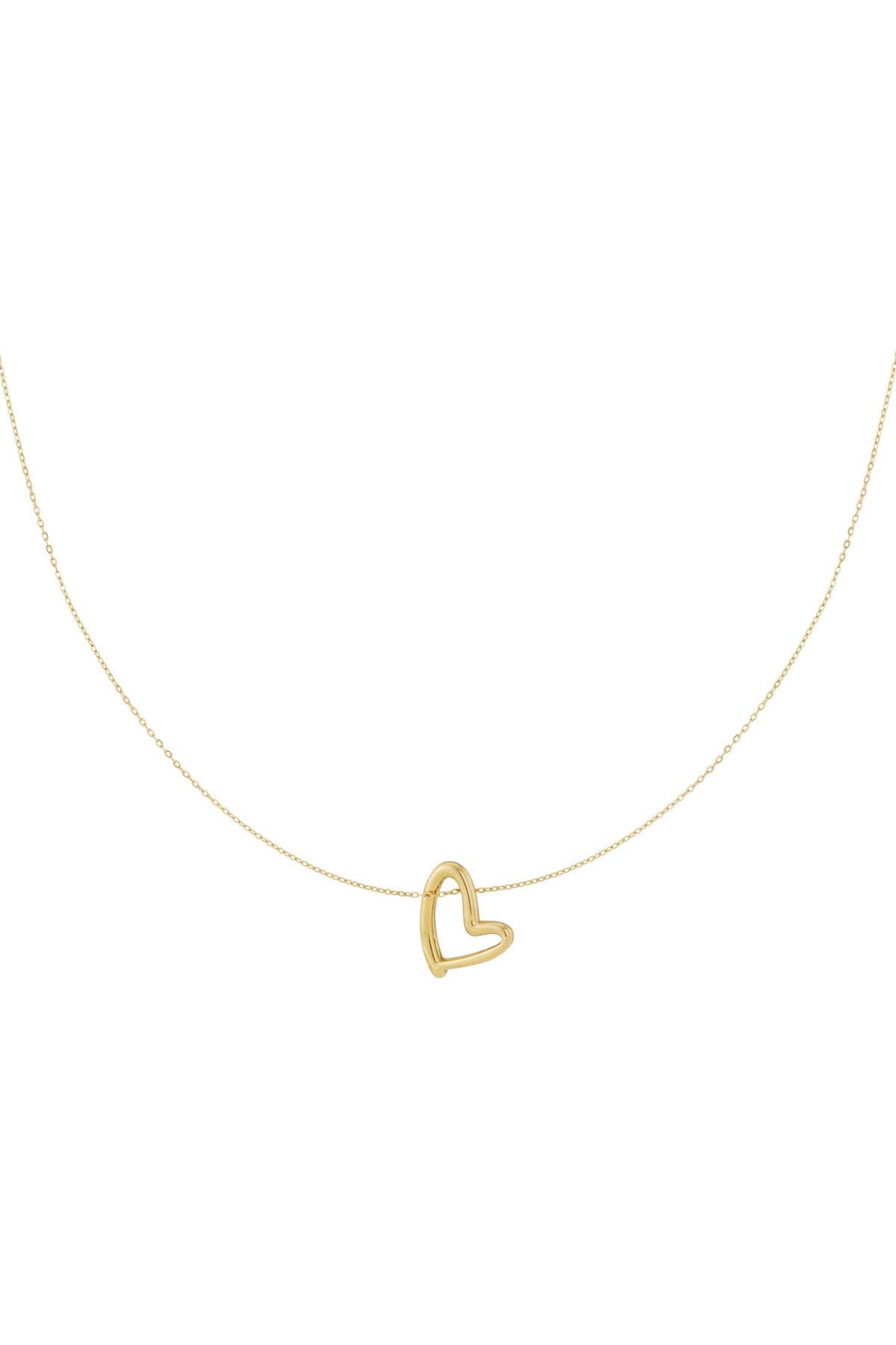 Collar de mini corazón