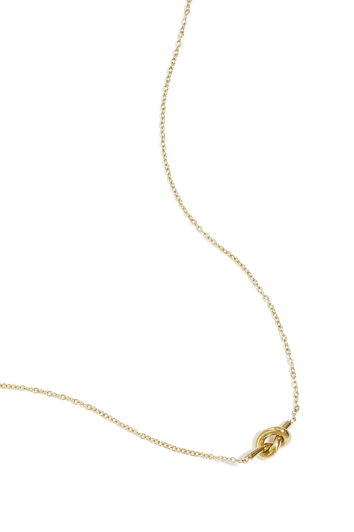 collar sencillo con dije anudado Imagen principal del producto