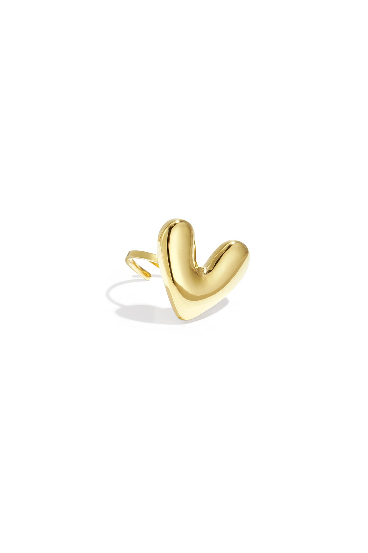 Funky heart ring