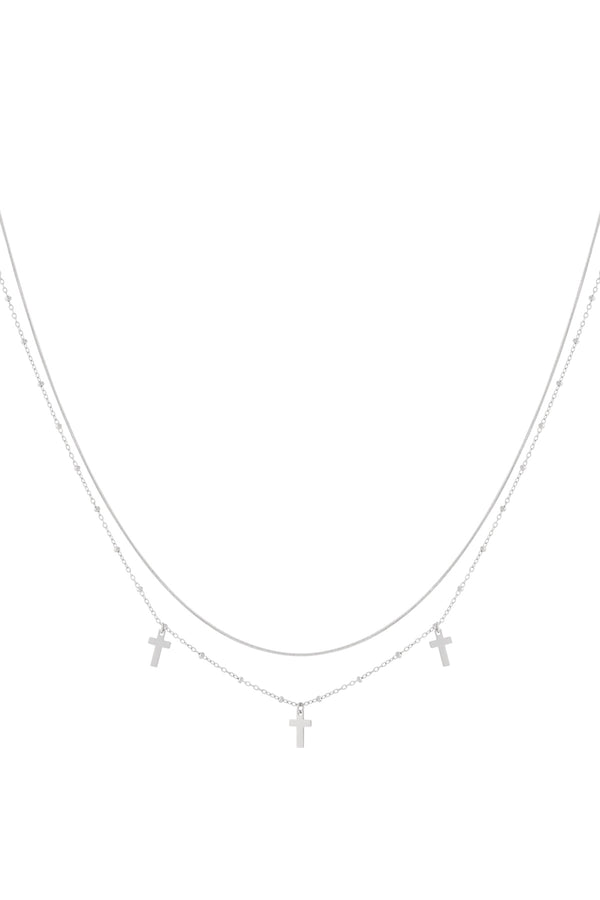   Collares en capas Cruz 