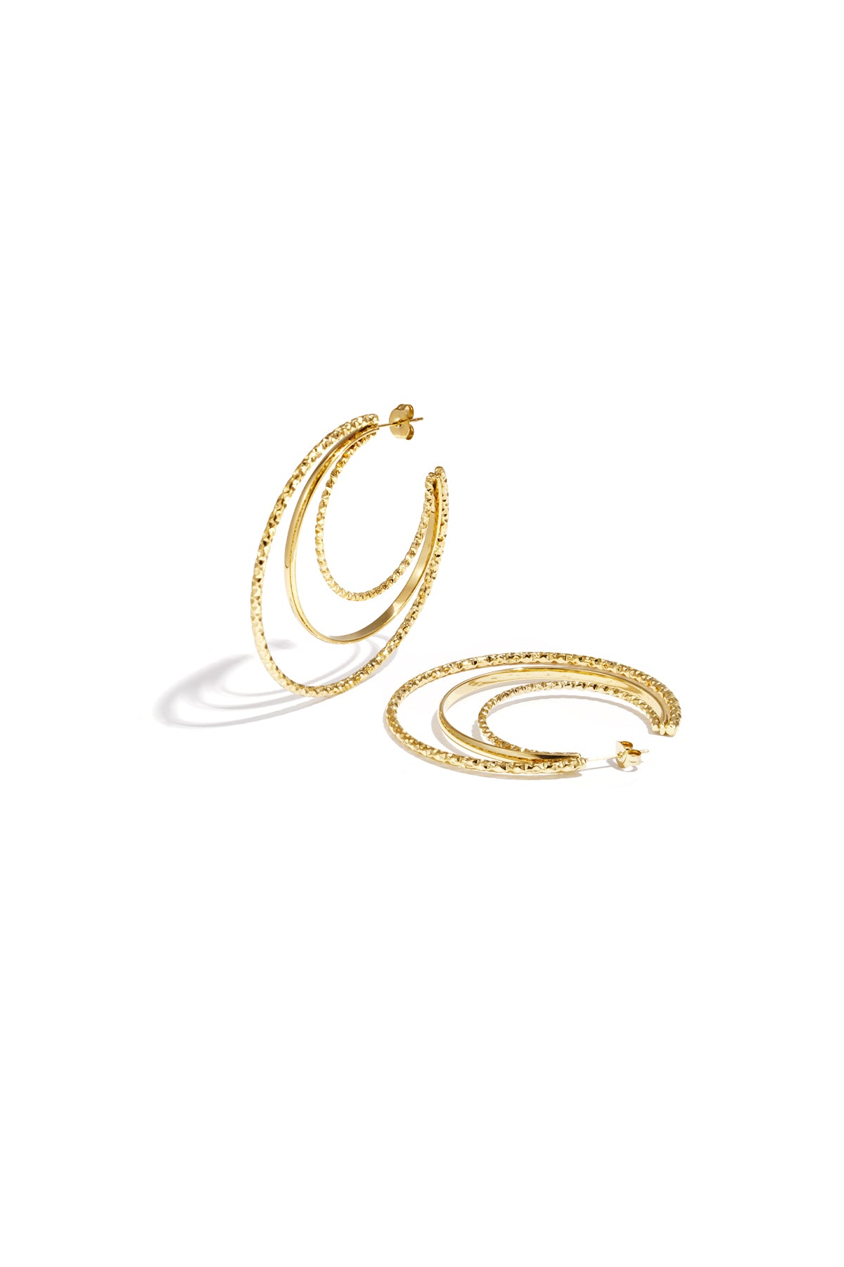 Stylish Stainless Steel Hoop Earrings for Women Imagen principal del producto