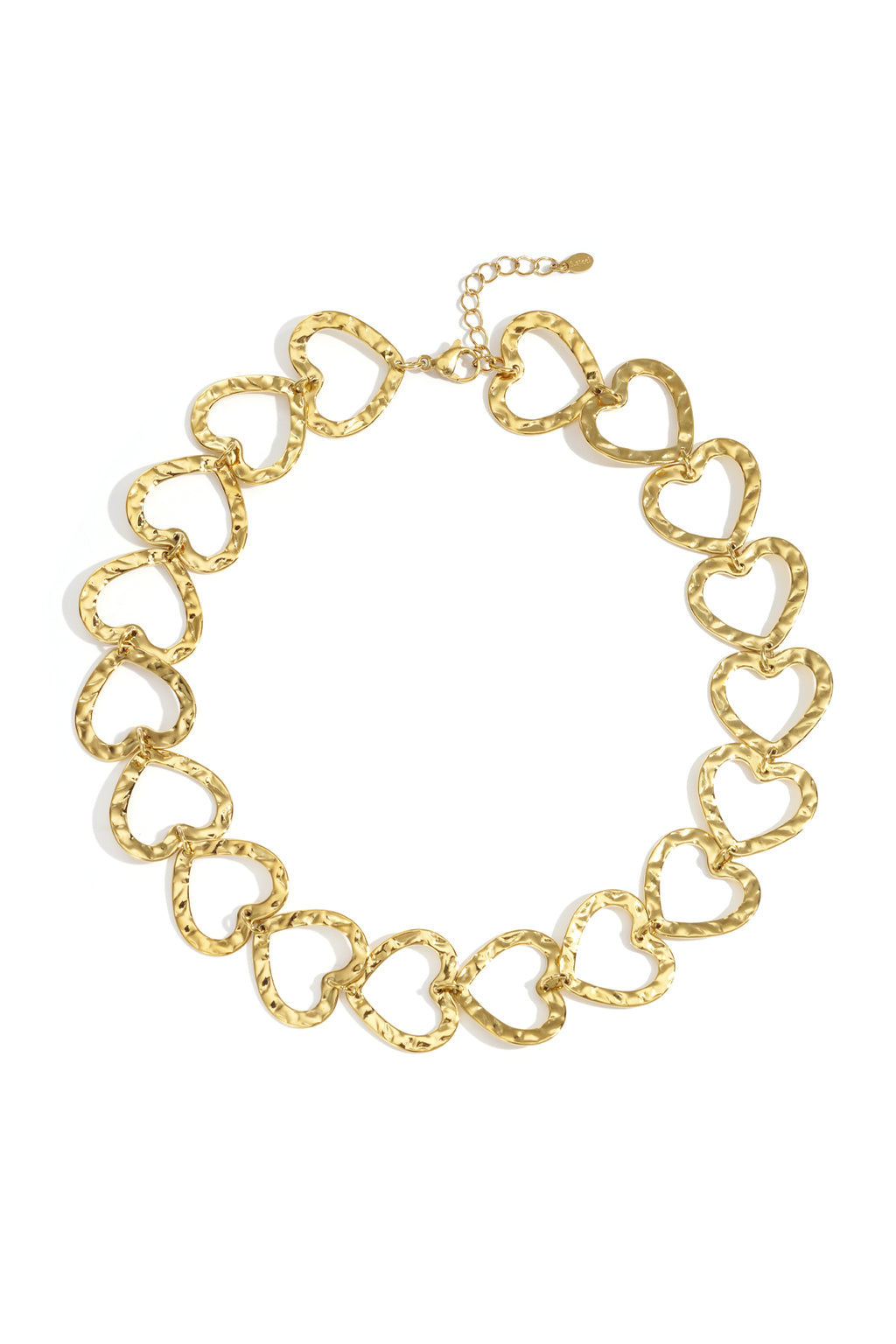 Collares de cadena de acero inoxidable con forma de corazón, informales, diarios, serie sencilla, joyería para mujer