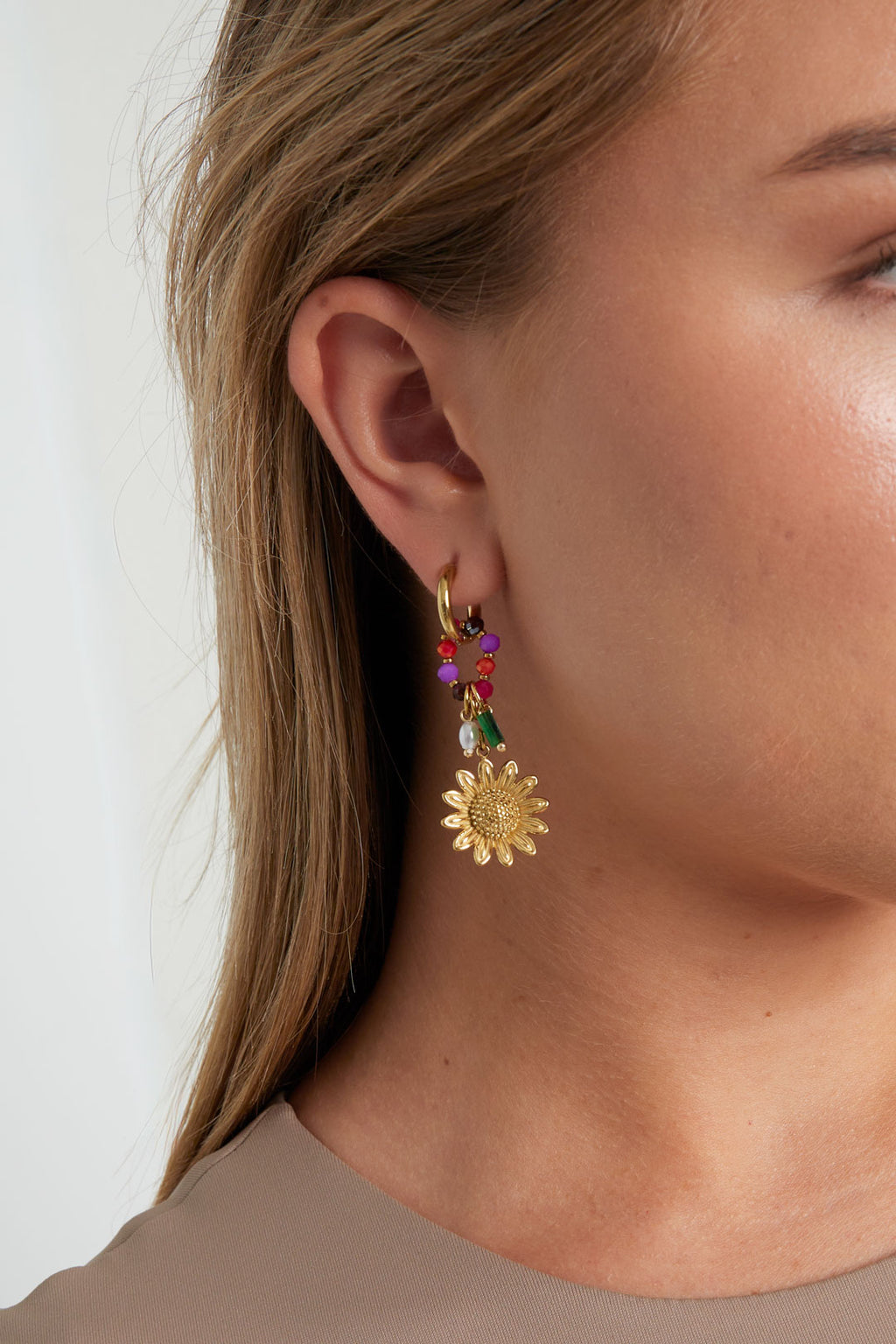 Flower Dangle Earrings