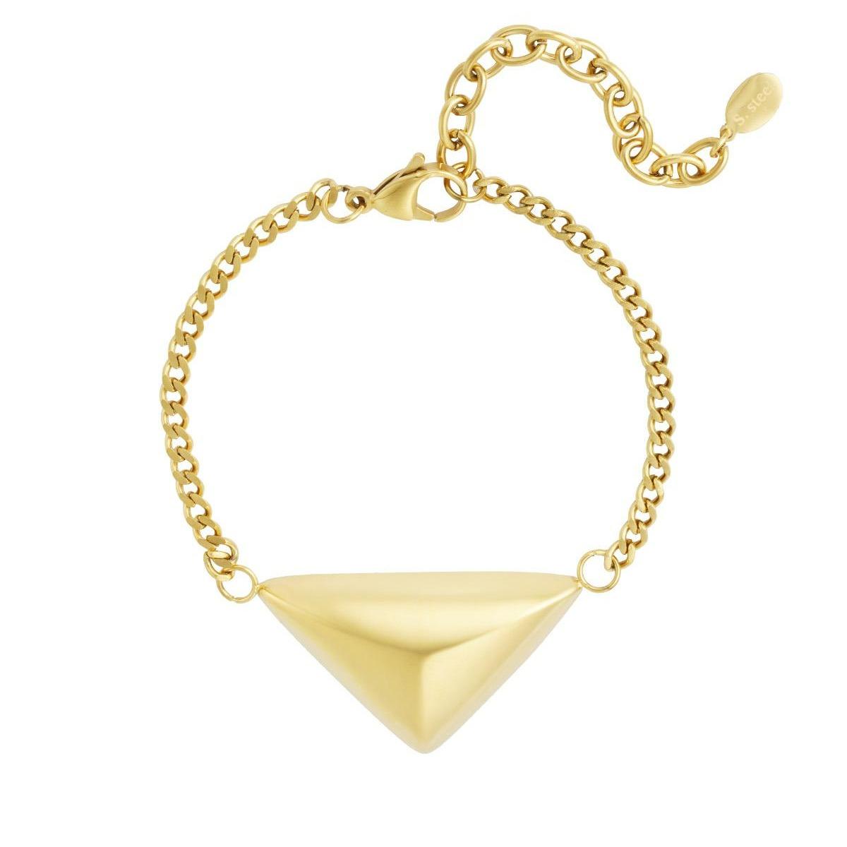 Pulsera con charm triangulo