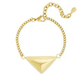Pulsera con charm triangulo