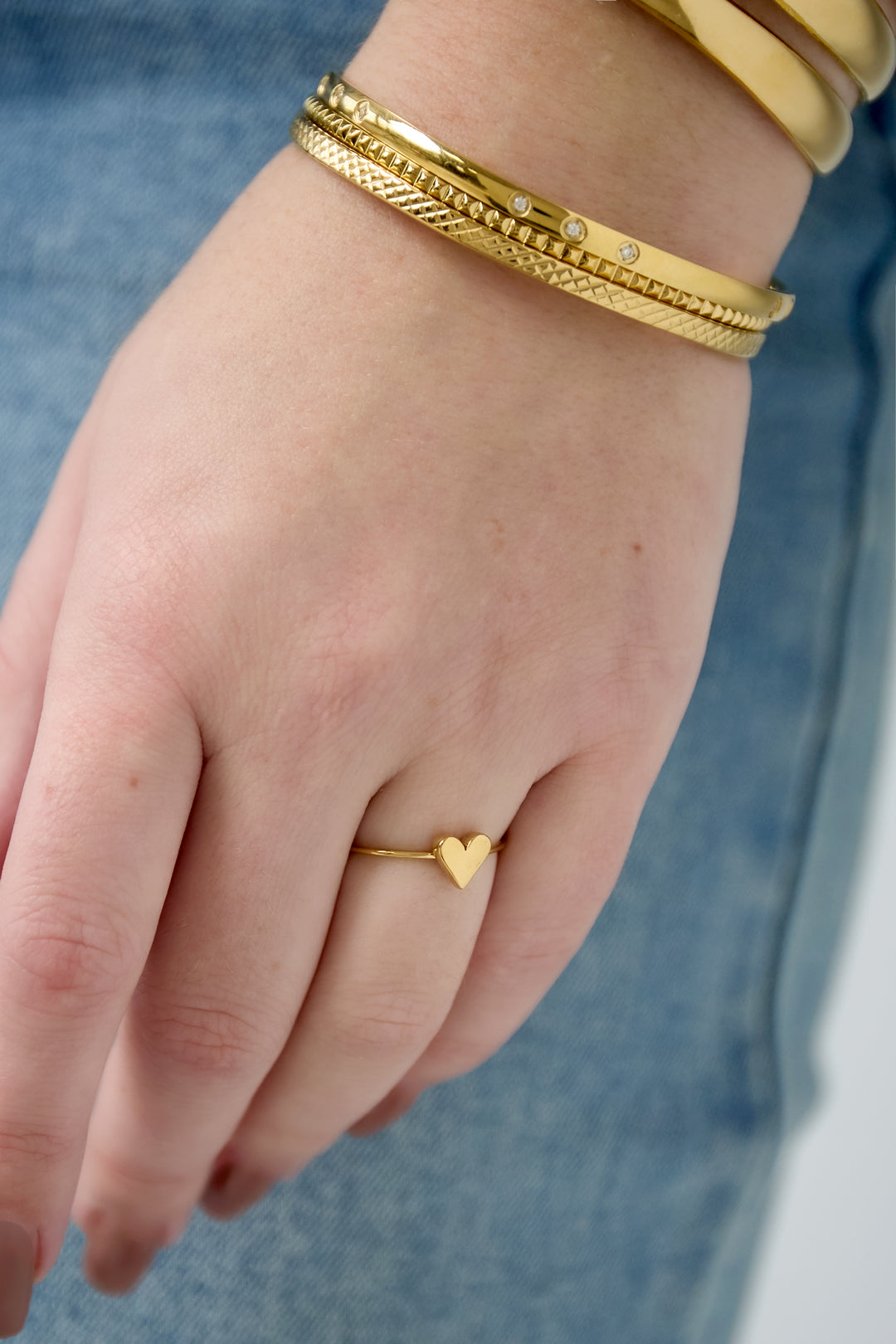Anillo de corazón pequeño