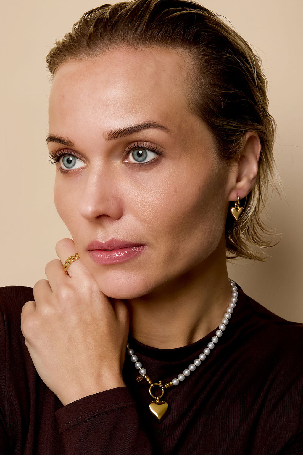 Heart Dangle Earrings